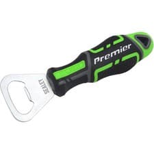 Image of Sealey GripMAX Bottle Opener Hi-Vis Green Ergonomic Soft Grip - AK4368HV