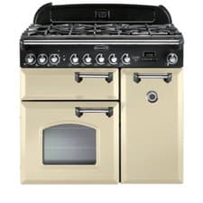 Image of Rangemaster CLA90NGFCR/C_CR Gas Range Cooker in Cream / Chrome