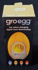 Image of Gro Egg Thermometer Baby Digital Colour Changing Night Light Room Temperature