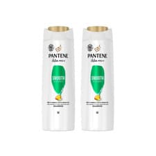 Image of Pantene Pro-V Smooth & Sleek Shampoo 500ml Pack 2