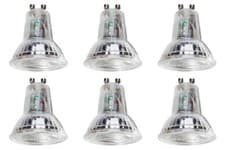 Image of 6 x Megaman 142222E Dimmable LED GU10 PAR16 Bulbs 36° 4000K Cool White 4.7W