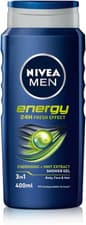 Image of Shower Gel Energy (6 x 400ml), Energizing Body Wash with Mint Extract, All-in-1