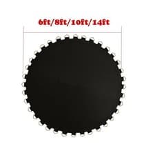 Image of 6ft-12ft Trampoline Mat Round Replacement Bounce Bed Jumping Bed Kid Outdoor Toy