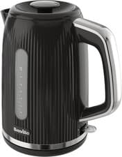 Image of Breville Bold Black Electric Kettle | 1.7L | 3Kw Fast Boil | Black & Silver