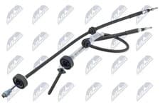 Image of Handbrake cable Left Rear Disc Brake HLR-RE-020 NTY for RENAULT GRAND SCÉNIC II