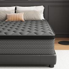 Image of Single Mattress 3FT, 10 Inch Foam and Spring Hybrid Mattress in A Box, Medium...