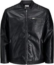 Image of JACK & JONES Men's Jjerocky Noos Ps Jacket Lightweight Fake Leather 2XL