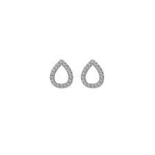 Image of Hot Diamonds Striking Teardrop Earrings