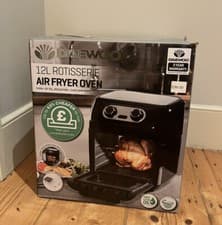 Image of daewoo 12l rotisserie air fryer
