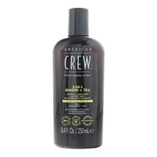 Image of American Crew 3-In-1 Ginger & Tea Shampoo, Conditioner & Body Wash 250ml