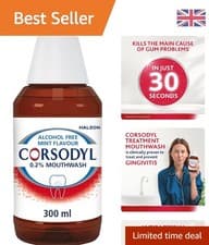 Image of Advanced 300ml Chlorhexidine Mouthwash for Gum Disease & Gingivitis Care, Min...