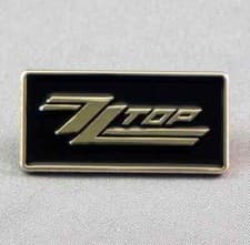 Image of ZZ TOP WORD ENAMEL PIN BADGE - NEW