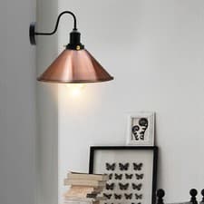 Image of Plug In Wall Light Adjustable Single Spotlight Reading Lamp Bedside Bed Room