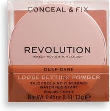 Image of Revolution Conceal & Fix Setting Powder (Deep Dark) 13g ((FREE FAST SHIPPING))