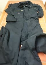 Image of Dickies Ladies or Mens Black colour boilersuit .