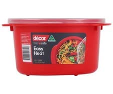 Image of Microsafe 1.5L Round food container Microwave freezer dishwasher safe and BPA