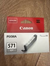 Image of Canon CLI-571GY Grey Ink Cartridge for PIXMA printers