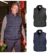 Image of Result Promo bodywarmer R094X - Double-stitched seams, Front storm flap