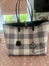 Image of Radley Palace Gardens Large Shoulder Bag- Cloudburst - Checked With Radley Dog