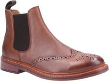 Image of Cotswold Mens Boots Siddington Leather Goodyear Welt Boot Brown
