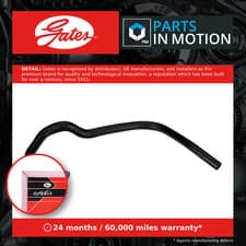 Image of Crank Case Breather Pipe Hose fits VAUXHALL CORSA C, D 1.0 03 to 14 Gates New