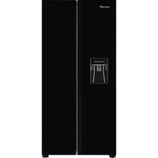 Image of Fridgemaster MS83430DEB 84cm Frost Free American Fridge Freezer Black E Rated