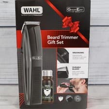 Image of Wahl Mens Beard Trim & Oil Gift Set Cordless Hair Cutting Trimmer Clipper│InUK