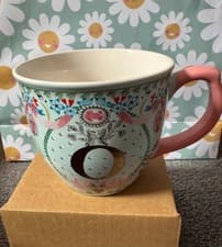 Image of NEW Cath Kidston Floral Initial O Large Mug