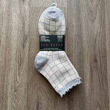 Image of TED BAKER 3 Pack Ladies RAYON Ankle Socks Set UK3-7 EU35.5-39.5 BNWT RRP£20