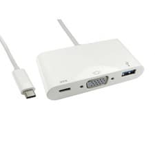 Image of USB C (Type C) to VGA & USB Adapter For Macbook & Laptop