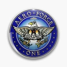 Image of Aerosmith Aero Force One Rock Music Handmade 32mm Pin Button Badge