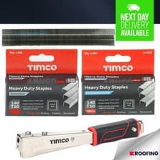 Image of *MULTI LISTING* TIMCO Heavy Duty Staples Galvanised | Stainless Steel