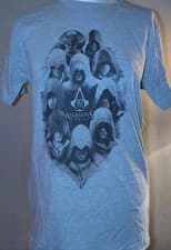 Image of BRAND NEW Men's Assassins Creed 10 Year Anniversary  GREY T-shirt Size UK SMALL