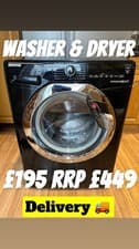 Image of Hoover Dynamic Next WDXA C6852B Washer & Dryer 8/5 KG washing machine - Delivery