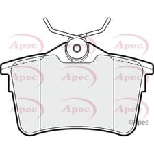 Image of Brake Pads Set For Peugeot Partner 1.6 HDi 90 Rear Apec 1668247580 425414 425415