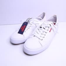Image of Levis 51934771X Mens Off White Lifestyle Sneakers Size 8 New