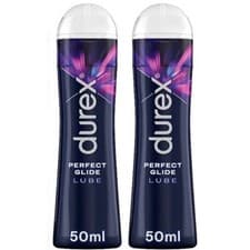 Image of Durex Originals Perfect Glide Lubricant 2 Bottles (50ml) Condom Friendly