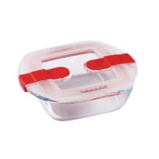 Image of Pyrex Cook and Heat Square Dish with Lid 350ml - FC363