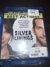 Image of Silver Linings Playbook (Blu-ray/DVD, 2013, Canadian) Sealed Brand New