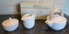 Image of Maxwell and Williams Cashmere 3 Piece Tea Set Tea Pot/Milk Jug/Sugar Bowl