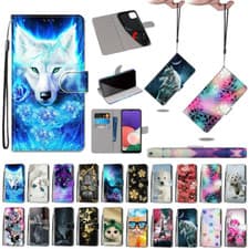 Image of Wolf Cat Flower Wallet Phone Case For Motorola E30 E13 G13 G54 G86 G14 G15 G10