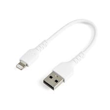 Image of StarTech USB A to Lightning Cable 15cm Durable White