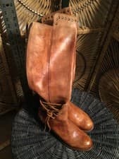 Image of Bed Stu Loxley Tall Leather Riding Boots Size 9.5
