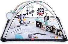 Image of Tiny Love Black & White Gymini, 2-in-1 Musical Baby Play Mat, 0+ Months, Baby