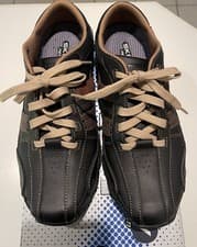 Image of Skechers USA Diam Vasse With Memory Foam Black/Tan Brand New Size UK 8