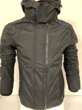 Image of SUPERDRY M50010LPNS/RH5 TECH HOOD POP ZIP WINDCHEATER NB - BLACK / SUPER DENBY