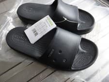 Image of Unisex Crocs Classic Crocband III Slide. Black, UK Size 8 Euro 41-42. Brand New