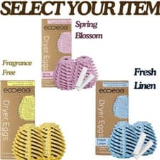 Image of Ecoegg Dryer Egg Reduces Drying Time Tumble Dryer Balls replacement Freshens