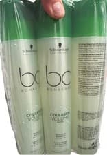 Image of Lot Of 3 Schwarzkopf Bonacure Collagen Volume Boost Micellar Shampoo 250ml