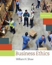 Image of Business Ethics: A Textbook with Cases by William Shaw (Paperback, 2016)